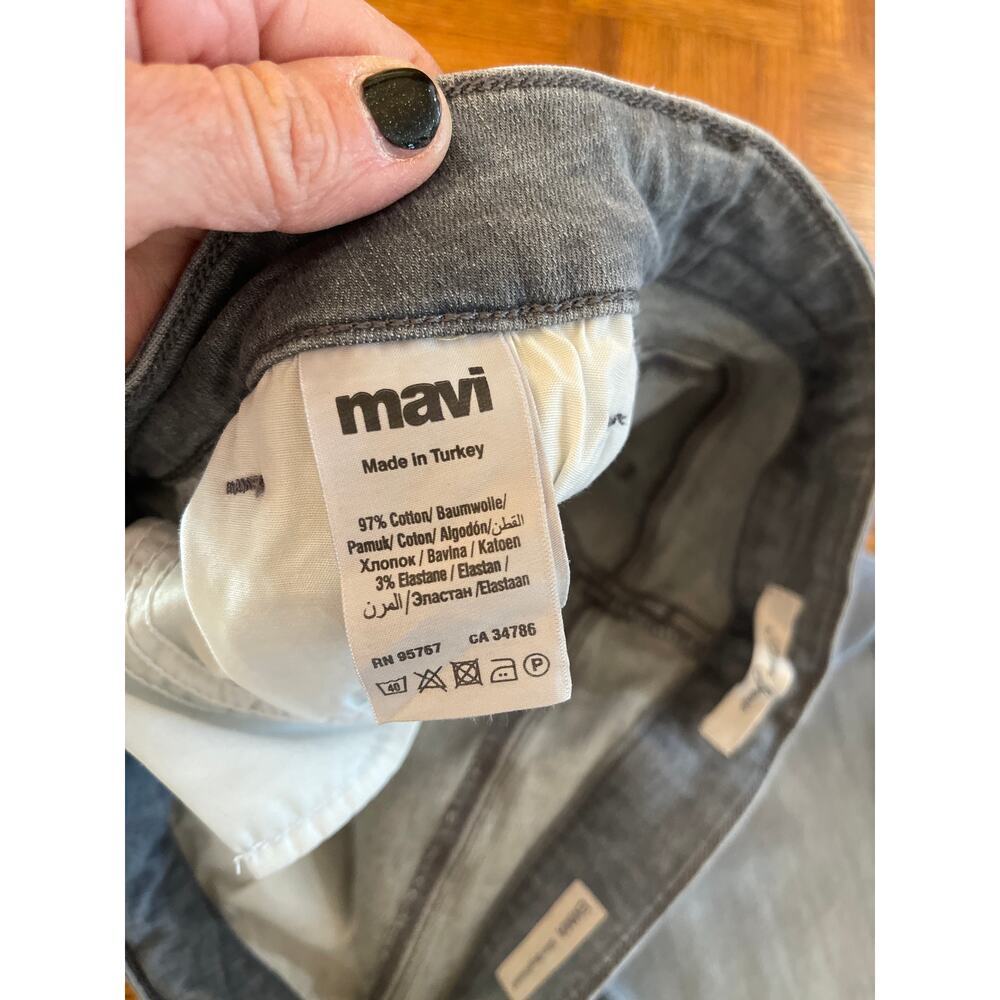 Mavi Jeans Emma slim boyfriend gray size 28 - Picture 6 of 8